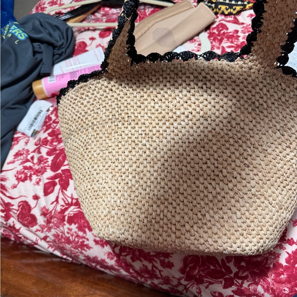 Kate Spade x Target Raffia Bow Tote Bag - Picture 4 of 4